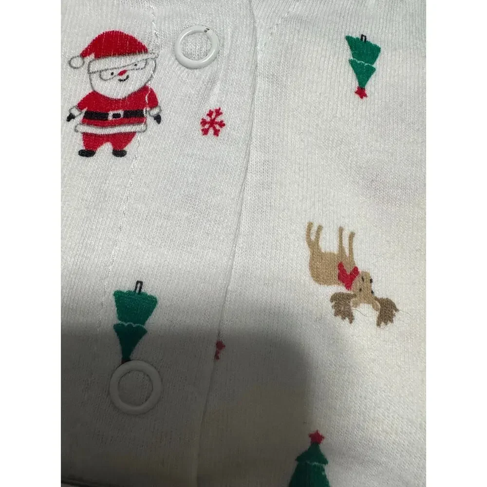Carter's Child of Mine Sleep & Play Christmas Footie Pajamas 6-9 Months
